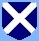 Scottish Saltire Shield